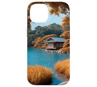 Autumn Lake House Seroenity Retiro Carcasa para iPhone 14