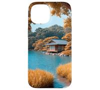 Autumn Lake House Seroenity Retiro Carcasa para iPhone 15