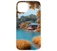 Autumn Lake House Seroenity Retiro Carcasa para iPhone 15 Plus