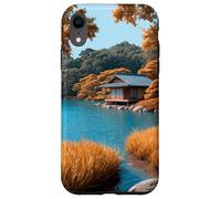 Autumn Lake House Seroenity Retiro Carcasa para iPhone XR