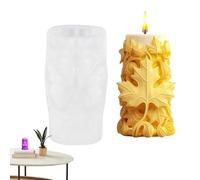 Autumn Leaves Candle, Soap Molds Reusable Non-Stick Maple, 7.2x7x12cm Portable Leaf Design for Scent Candles, resin wax crafting soap scented candle