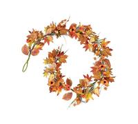 Autumn Leaves Garland | 5.9 pies Cute Ambient Lighting Outdoor Decor | Thanksgiving Halloween Decororations for House Garden Wall Doorway Fireplace Autumnal Decoration