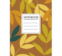 Autumn Leaves Hardcover Notebook - 240 Pages: Rustic Leaf Design | Large 8.25 x 11 in College-Ruled Journal for Women, Teachers & Writers | Fall-Themed Gift Notebook for Writing, School, or Reflection