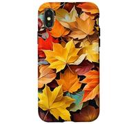 Autumn Leaves Phone Accessory Fall Aesthetic Carcasa para iPhone X/XS