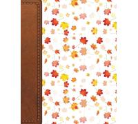 Autumn Leaves Sketchbook - Cozy Fall Art and Journal Notebook: 8.5 x 11 Inch Dot Grid Notebook with 200 Pages for Drawing, Journaling, and Seasonal Creativity