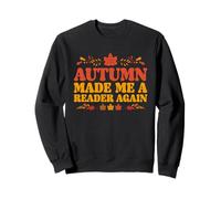 Autumn Made Me A Reader Again Temporada de otoño Cozy Vibes Sudadera