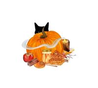 Autumn Magic Journal - Unlined Smoke Edition Notebook: A Cozy Autumn Notebook for Magical Thoughts and Daily Reflections