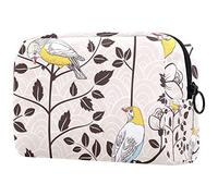 Autumn Maple Leaves1 - Bolsas pequeñas de maquillaje para mujer, bolsa de almacenamiento de cosméticos con cremallera, bolsa organizadora de accesorios de belleza, Multicolor 07, 18.5x7.5x13cm/7.3x3x5.1in