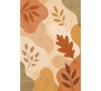 Autumn Notebook: A 6x9 Lined Journal with Warm Earthy Tones, 100 Ruled Pages for Writing, Reflection, and Creative Expression | Modern Boho Botanical Notebook