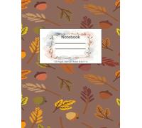 Autumn Notebook: Autumn Themed Notebook. Narrow Ruled Composition Notebook with a Seasonal Cover. 8.5in x 11in. 100 pages.