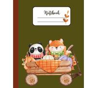 Autumn Notebook: Notebook with cozy friends: 120 pages: Write, plan, journal, draw.