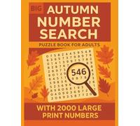 Autumn Number Search Puzzle Book for Adults: 50 Number Searches Puzzles with 2000 Numbers to Find