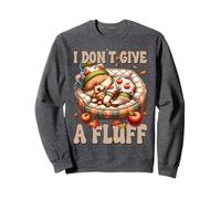 Autumn Sleeping Dog For Fall I Dont Give A Fluff Pomeranian Sudadera