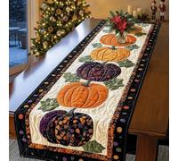 Autumn Spell Quilted Table Runner, Fall & Halloween Farmhouse Decor，A：S