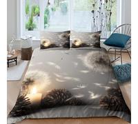 Autumn still life style Funda de Edredón de poliéster Juego de 3 Piezas Diseño 3D con Cremallera Otoño still life estilo Funda Edredon incluye Fundas de Almohada Lavables Transpirable for familia