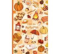 Autumn Themed Notebook: Boo Basket Gift, Rustic Fall Writing Journal, Seasonal Notebook with Pumpkins, Autumnal Leaves, Cosy Aesthetic