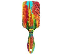 Autumn Trees Pond Park - Cepillo de pelo naranja, peine antiestático, peine para cabello saludable, cepillo profesional para desenredar