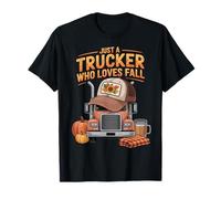 Autumn Trucker Life Pumpkins Coffee Sunflowers Blanket Camiseta