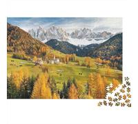 Autumn Valley Puzzles 1000 Piezas Reciclado Papel Autumn Valley Puzzle for Niños Divertido Regalo & Actividad for Home Great Regalo for Child‘s Cumpleaños 70x50cm/1000pcs