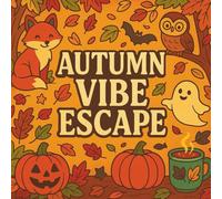 Autumn Vibe Escape: 40 Cozy Fall & Halloween Coloring Pages with Pumpkins, Leaves, Animals, and Relaxing Seasonal Scenes