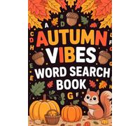 Autumn Vibes Word Search Book: Eye-Friendly Activity Companion for Adult Puzzle Fans