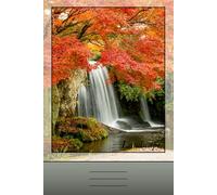 Autumn Waterfall Landscape Journal, Scenic Nature Notebook for Writing, Reflection & Inspiration: 120 Pages | 6" x 9" | College Ruled | Perfect for Students, Teens & Workers