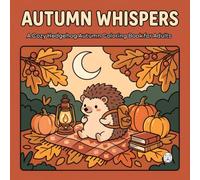 Autumn Whispers: A Cozy Hedgehog Autumn Coloring Book for Adults (The Cute and Cozy Animal Coloring Book Series)
