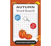 Autumn Word Search Book: Word Searches with Easy to Read print about Autumn, Fall and Leav-fall season and More | 6x9 inches, 110 pages | 50+ Puzzles … Gift for Vacations, Holidays and Free Times