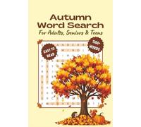Autumn Word Search Books: Word Searches with Easy to Read Print about Cozy, Autumn and More | 6x9 inches, 161 pages | 80+ Puzzles ... Gifts for Vacations, Holiday, Birthdays and Free Times
