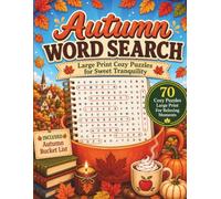 Autumn Word Search: Large Print Cozy Puzzles for Sweet Tranquility