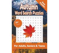 Autumn Word Search Puzzle: 50+ Puzzles Word Search Easy to Read about Autumn and More | 6x9 inches, 110 pages | Gift for Autumn & Seasons Lover