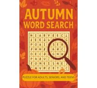 Autumn Word Search Puzzle Book: Word Searches with Easy to Read Print about Autumn, Fall, Sweater Season and More | 6x9 inches, 110 pages | 50+ ... Holidays, Free Time, and Relaxation