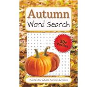 Autumn word search puzzle book: Word Searches with Easy to Read Print about Autumn Traditions, Holidays, Objects and More | 6x9 inches, 110 pages| 50+ ... Gift for Vacations, Holidays and Free Times