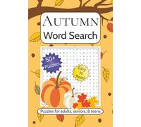 Autumn Word Search Puzzle Book: Word Searches with Easy to Read Print about Quilting, Sewing, Embroidery, and More | 6x9 inches, 96 pages | 50+ Puzzles ... Gift for Vacations, Holidays, and Free Times