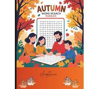 Autumn Word Search Puzzles: 160 Puzzles with Solutions