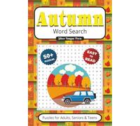 Autumn Word Search: Puzzles With Easy to Read Print about Harvest Season | 6x9 inches 110 pages | Gift for Vacations, Holidays, Leisure