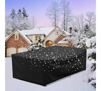 AUUZPI Funda para Muebles De Exterior 300x115x75cm/LxWxH Funda Impermeable para Muebles De Exterior,420d Oxford Resistente, A La Nieve, Funda Grande para Mesa De Patio para Muebles De Jardín