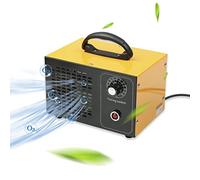 Auveach Generador de ozono 32,000mg/h Industrial Doméstico Purificador Portátil del Filtro de Aire Ozonizador con Temporizador para Oficinas Garaje Granja (Yellow)