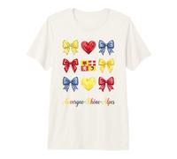 Auvergne Rhône Alpes Coquette Bow Girls Camiseta Premium