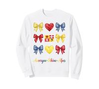 Auvergne Rhône Alpes Coquette Bow Girls Sudadera