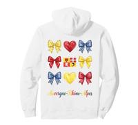 Auvergne Rhône Alpes Coquette Bow Girls Sudadera con Capucha