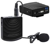 auvisio micrófono inalámbrico: Juego de micrófono inalámbrico, Receptor para Conector de 3,5 mm, 2,4 GHz (Solapa, con Set, RC)