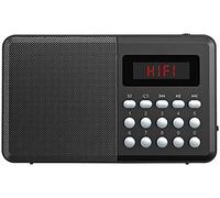 auvisio Radios portátiles - Mini Radio Bluetooth: Radio de Bolsillo FM, Bluetooth, Reproductor de mp3, Monitor, USB, microSD y batería (Radio con USB Fuente de alimentación)