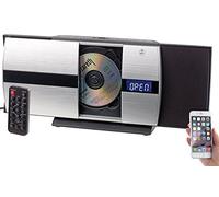 auvisio Vertical Sistema de música: Estéreo Vertical con Bluetooth, Discos COMPACTOS, MP3, Radiofunktion, AUX, NFC, 20 W (radiofunktion con Discos compactos Jugador)