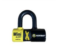 AUVRAY - Antirrobo bloqueo de disco para moto XTREM Mini Alerta - Certificado Art 4329 & SRA - Alarma integrada 120 DB - Nivel de seguridad 9/10 - Alta seguridad - Recomendado por las aseguradoras