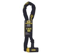 Auvray Cerrar Cadena de Bicicleta Negro Inoxidable 90 cm 100 cm 120 cm 2 Llaves Incluidas