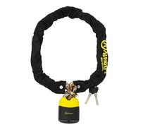 Auvray KBL120AUV10 - Candado para Moto, Largo de la Cadena: 1200 mm, Color Amarillo