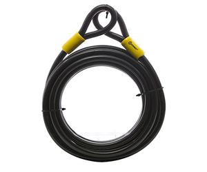 auvray sc9000auv15 Moto candados, Longitud: 900 cm - Diámetro: 12 mm, Amarillo