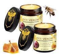 AUVROUP 2 Pieces Crema veneno de abeja,Veneno de Abeja Crema - 60g Bee Venom Cream, Apto para la mayoría de los tipos de piel