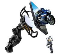 auvstar Soporte Movil Moto,Soporte Movil Bicicleta con Refrigeración Tec,Soporte Móvil Moto,Amortiguador y Reductor de VibracionesGiratorio 360 Grados,Apto para Bicicletas,Motos, Scooters (GW05)